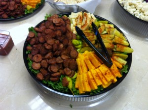 Sausage and Cheese Tray